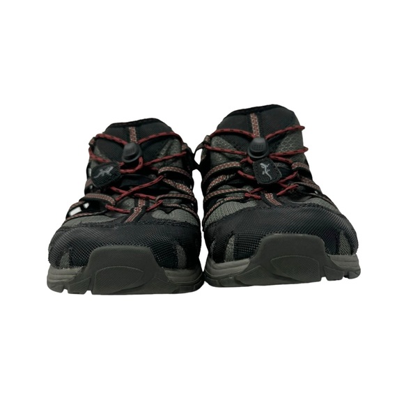 Chaco Outcross Trail Kids Closed Toe Sandals Gray Red Size 3 - Picture 4 of 10